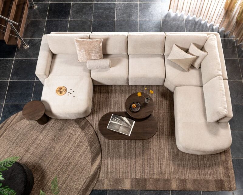 Timeless - Clint Kussen 60X60Cm - Beige - Afbeelding 3