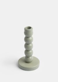 DOTS kandelaar h18,5cm - Light olive