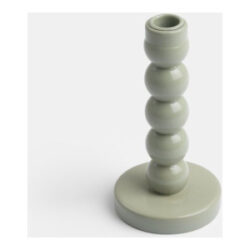 DOTS kandelaar h18,5cm - Light olive