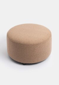 BeautiQ - Vero poef - rond 34cm - oker