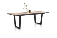 Avalox, table de bar &agrave; rallonge 190 (+ 60) x 98 cm - couleur driftwood - V pied - Image 2