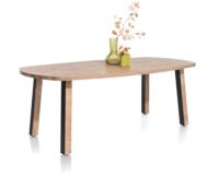 Pavarotti, table 210 x 108 cm - pieds de table (4) avec accent bois - Image 2