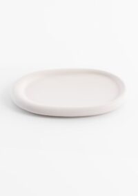 Jeanne plat 39x29cm - Couleur creme