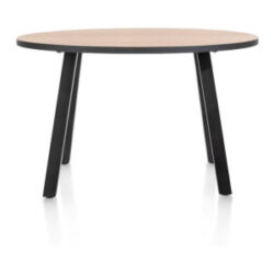 Avalox, table de bar ronde 150 x 120 cm - couleur natural - 4 pied