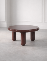 Mauro table basse h38cm - Bordeaux