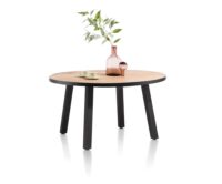 Avalox, table ronde 130 x 110 cm - couleur natural - 4 pied - Image 2