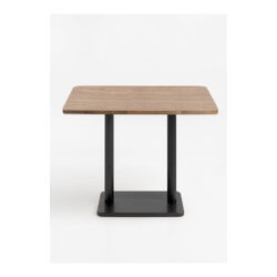 Brest bartafel vintage oak 120x75cm - Zwart