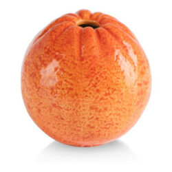 Orange vaas H12cm - Oranje