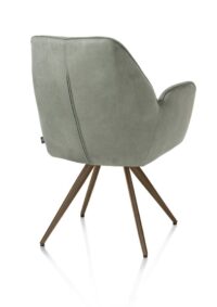Bell, armstoel - steelbrown frame - pocket - stof Calabria - Olijf - Afbeelding 3