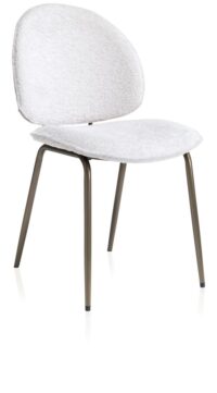Kjel eetkamerstoel - champagne frame - Creme - Afbeelding 2