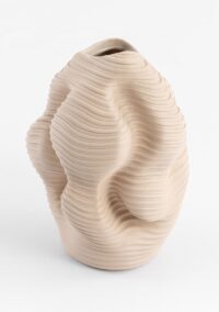 Rinus vaas H41cm - Beige - Afbeelding 3