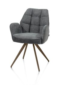 Bell, armstoel - steelbrown frame - pocket - combi Calabria/Vada - Antraciet - Afbeelding 2
