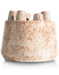 Safia vase H21cm - Beige