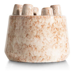 Safia vase H21cm - Beige