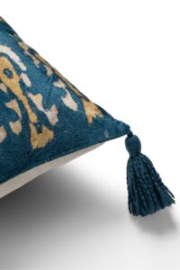 Daisy kussen 40x60cm - Blauw - Afbeelding 2