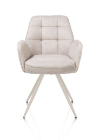Bell, armstoel - creme frame - pocket - stof Calabria - Kiezel