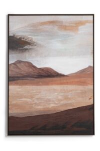 Desert schilderij 100x140cm - Bruin