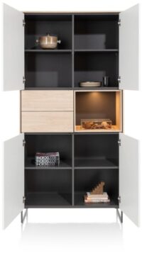 Lindfield, bergkast 100 cm. - 4-deuren + 2-laden + 1-niche (+ LED) - Afbeelding 2