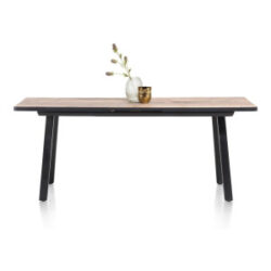 Avalox, table de bar à rallonge 190 (+ 60) x 98 cm - couleur driftwood - 4 pied