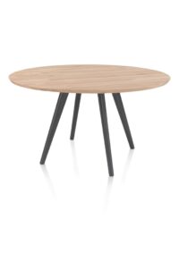 Arvada, eetkamertafel 140 cm, rond, 4 poot - Metal graphite - Afbeelding 2