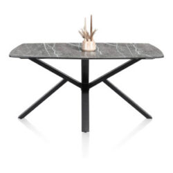 Palace, table 210 x 110 cm - pied central - Gris clair