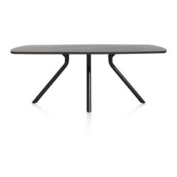 Arvada, table 160 x 100 cm. - ovale - pied central court - Onyx