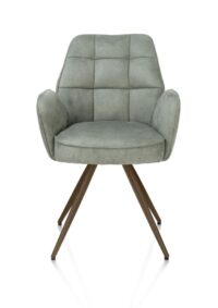 Bell, armstoel - steelbrown frame - pocket - stof Calabria - Olijf