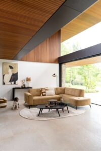 Tarra, 2.5-zitsbank - stof Livigno - Creme - Afbeelding 3