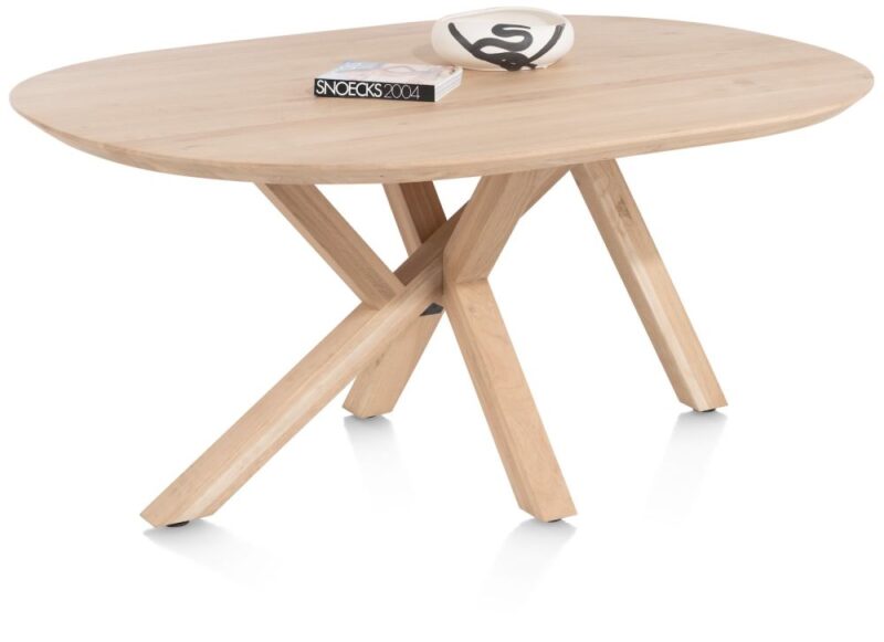 Shimla, Eetkamertafel 160 X 130 Cm - Houten Poten - Afbeelding 2