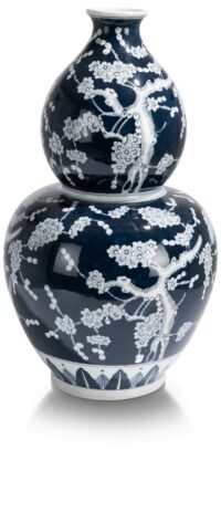 Ling vase H61cm - Bleu