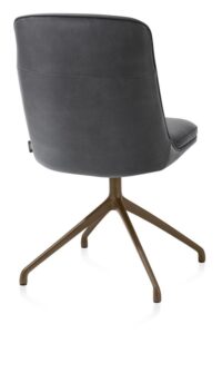 Mateo, chaise - pivotante - steelbrown - Pala - Anthracite - Image 3