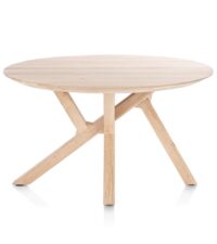 Cosenza, eetkamertafel rond 130 cm - natural - Afbeelding 3