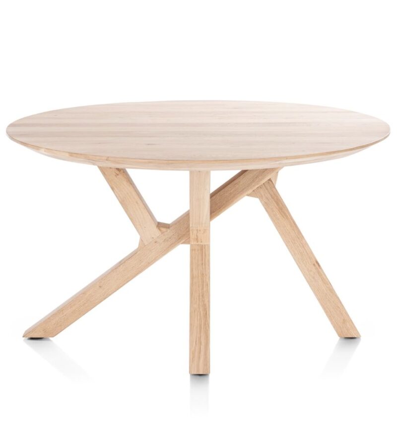 Cosenza, Eetkamertafel Rond 130 Cm - Natural - Afbeelding 3