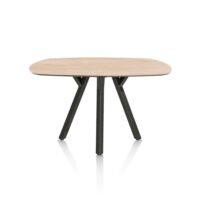 Minato, table de bar - ovale - 200 x 105 cm. (hauteur: 92 cm.) - Light Natural Oak