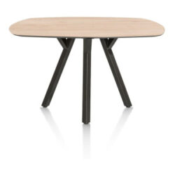 Minato, table de bar - ovale - 200 x 105 cm. (hauteur: 92 cm.) - Light Natural Oak