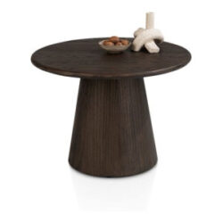 Ravello, table d\'appoint 60 x 60 cm - Basalt