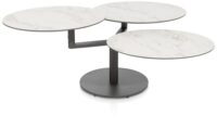 Pete, salontafel draaibaar - ca. 100 x 100 cm (3 bladen rond) - Afbeelding 2
