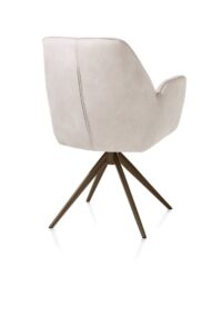 Bell, armstoel - steelbrown frame - draaibaar - pocket - stof Calabria - Kiezel - Afbeelding 3