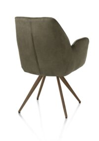 Bell, armstoel - steelbrown frame - pocket - combi Calabria/Vada - mosgroen - Afbeelding 3