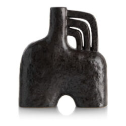 Lina vase H21cm - Noir