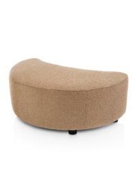 Cervos, Pouf grand - Tissu Cloudy - ocre - Image 3