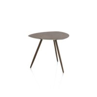 Salutina, salontafel 53 x 53 cm - 3 pootjes - steelbrown