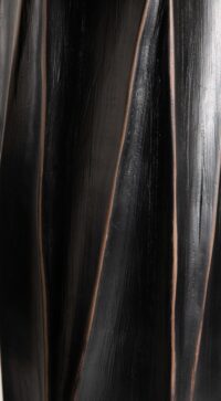 Merle vase H81cm - Noir - Image 3