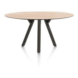 Minato, table de bar - ellipse - 210 x 105 cm. (hauteur: 92 cm.) - Light Natural Oak