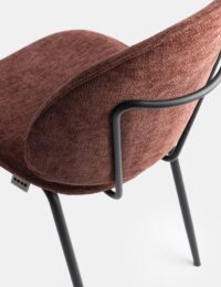 Milo eetkamerstoel - Burgundy red - Afbeelding 3
