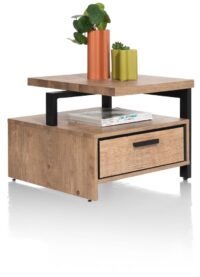 Pavarotti, bijzettafel 60 x 60 cm + 1-lade t&t + 1-niche - Afbeelding 2