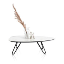 Masura, table basse 110 x 88 cm - blanc