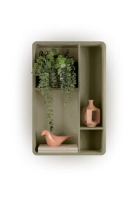 Trentino, Wand-element 85 cm. - mdf gelakt - Olijf