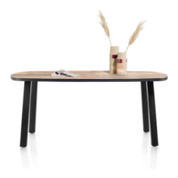 Avalox, bartafel ovaal 210 x 110 cm - kleur driftwood - 4 poot