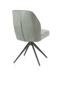 Bell, eetkamerstoel - grafiet frame - draaibaar - relax - pocket - combi Calabria/Vada - Olijf - Afbeelding 3